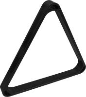 Треугольник для бильярда No Brand Pool Pro 4030  (пластик черный, 57.2мм) - 