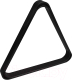 Треугольник для бильярда No Brand Rus Pro 4031  (пластик черный, 68мм ) - 
