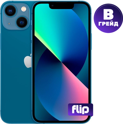 Смартфон восстановленный Apple iPhone 13 mini 128GB Flip Грейд B (синий) - 