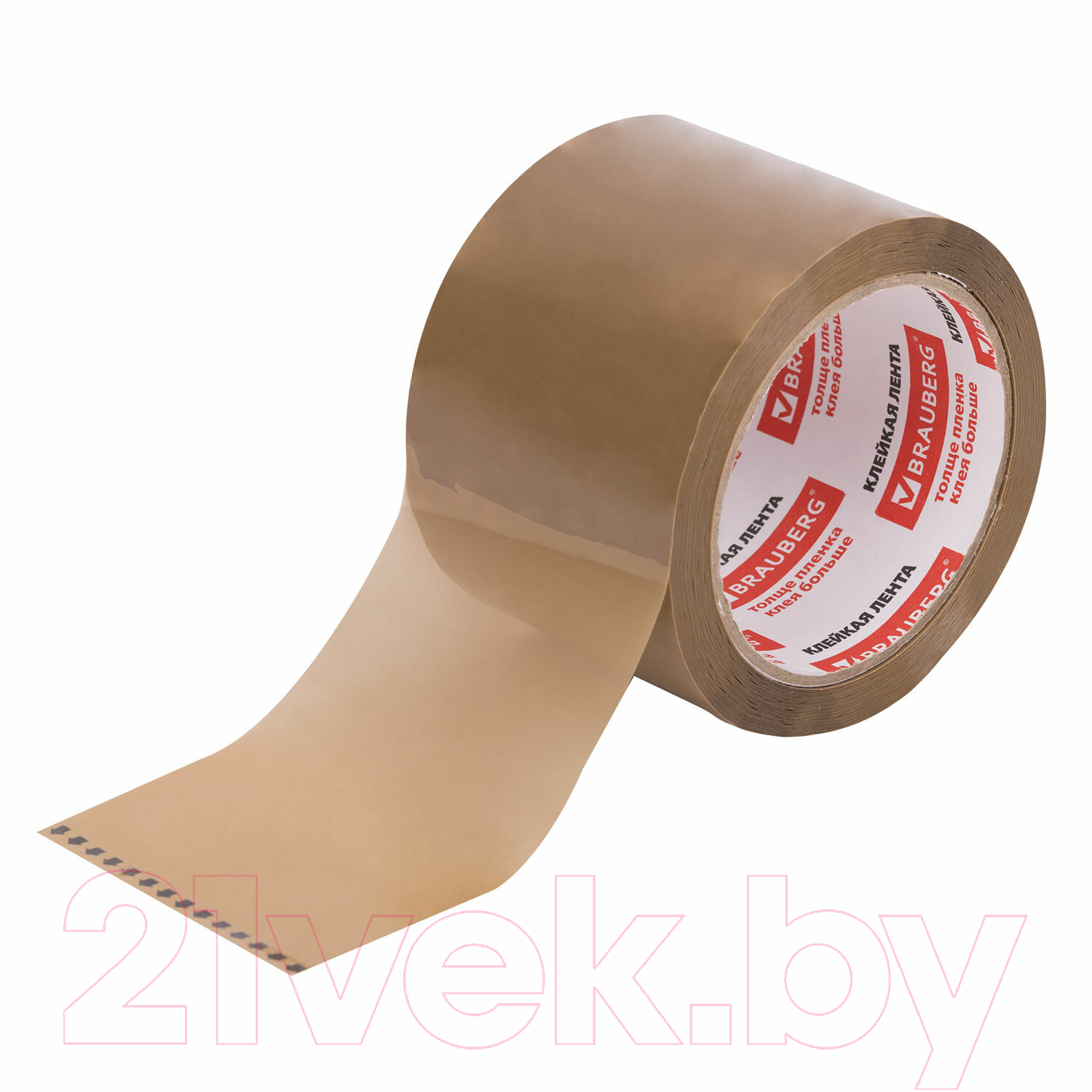 Скотч Brauberg Упаковочный 72ммx66м / 440110 (коричневый) — фото 3