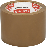 Скотч Brauberg Упаковочный 72ммx66м / 440110 (коричневый) - 