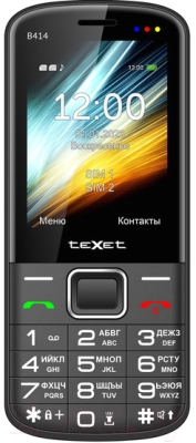 Мобильный телефон Texet TM-B414 (черный)