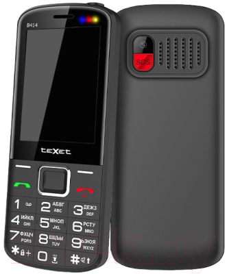 Мобильный телефон Texet TM-B414 (черный)
