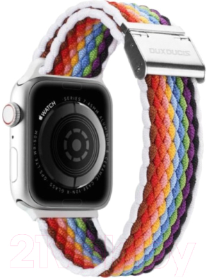 Ремешок для умных часов Dux Ducis Mixture II для Apple Watch Ultra/SE/8/7/6/5/4/3/2/1 (Pale Stripes)