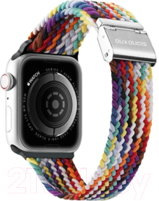 Ремешок для умных часов Dux Ducis Mixture II для Apple Watch Ultra/SE/8/7/6/5/4/3/2/1 (Rainbow)