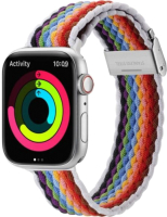 Ремешок для умных часов Dux Ducis Mixture II для Apple Watch SE/8/7/6/5/4/3/2/1 (Pale Stripes) - 