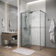 Миниатюра изображения товара Душевой уголок Grossman Galaxy 130x70x195 / 120.K33.01.1370.42.00 (графит сатин/стекло прозрачное)