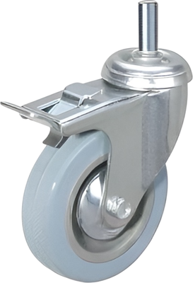 

Опора колесная для тележки складской, SCtgb 93 75мм с болтом и тормозом (N) / 1039559