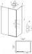 Миниатюра изображения товара Душевой уголок Grossman Galaxy 120x80x195 / 120.K33.01.1280.32.00 (золото сатин/прозрачное стекло)