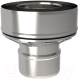 Переходник для дымохода Гефест Сталь 150x220 AISI 430/430 0.8мм/0.5мм (П-М) (К) тип 2 - 