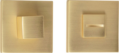 Фиксатор дверной защелки VELA Techno WC-Q-MSB (матовое золото) -