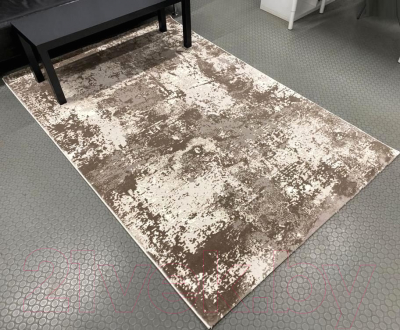 Ковер Radjab Carpet Панама Прямоугольник 8984A / 9626RK (2x4, Dark Beige/White)