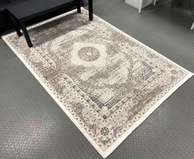 Ковер Radjab Carpet Панама Прямоугольник 6691A / 9660RK (2x2.9, Dark Beige/White)