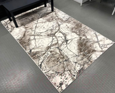 Ковер Radjab Carpet Панама Прямоугольник 8982A / 9695RK (3x4, Dark Beige/White)