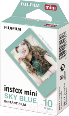 Фотопленка Fujifilm Colorfilm Instax Mini (10шт, голубой)