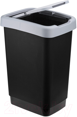 Контейнер для мусора Idea Твин М2469 (25л, серый)