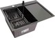 Мойка кухонная Wisent WS-37851B-L+GER013+WW405B+W302644B - 