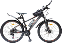 Велосипед GreenLand Everest 26 (14, черный/оранжевый) - 