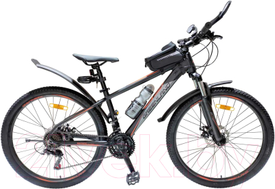 Велосипед GreenLand Everest 26 (14, черный/оранжевый)