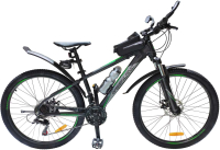 Велосипед GreenLand Everest 26 (14, черный/зеленый) - 