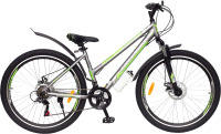 Велосипед Greenway Colibri-H 24 (серый/зеленый) - 