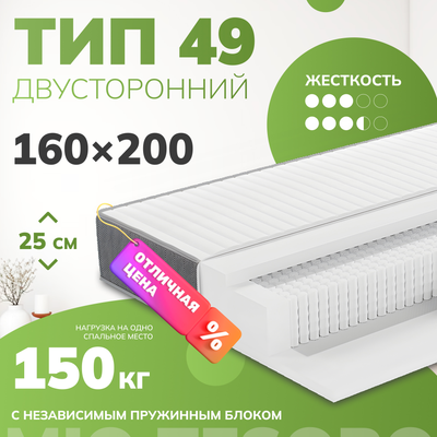 Матрас Mio Tesoro Sonno Felice 49 160x200 (премиум Soft Elegant) -