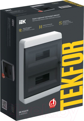 Бокс пластиковый IEK Tekfor TF5-KP12-N-24-41-K01-K03