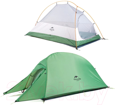 Палатка Naturehike Сloud up NH17T001-T 20D / 6927595732212 (зеленый)