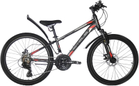 Велосипед STELS Navigator 24 400 MD (12, серый/красный) - 