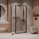 Миниатюра изображения товара Душевой уголок Niagara 80x80x195 NG-85-8AB-A80B-34 (черный матовый/прозрачное стекло)