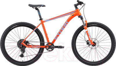 Велосипед STARK Router 27.4 HD 2024 (20, оранжевый металлик/синий)