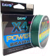 Леска плетеная Dayo Power Braid X4 0.10мм (темно-зеленый) - 