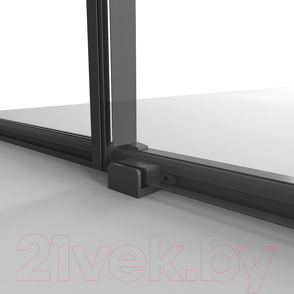 Душевой уголок Niagara 120x90x195 NG-84-12AB-A90B-34 (черный матовый/прозрачное стекло) — фото 2