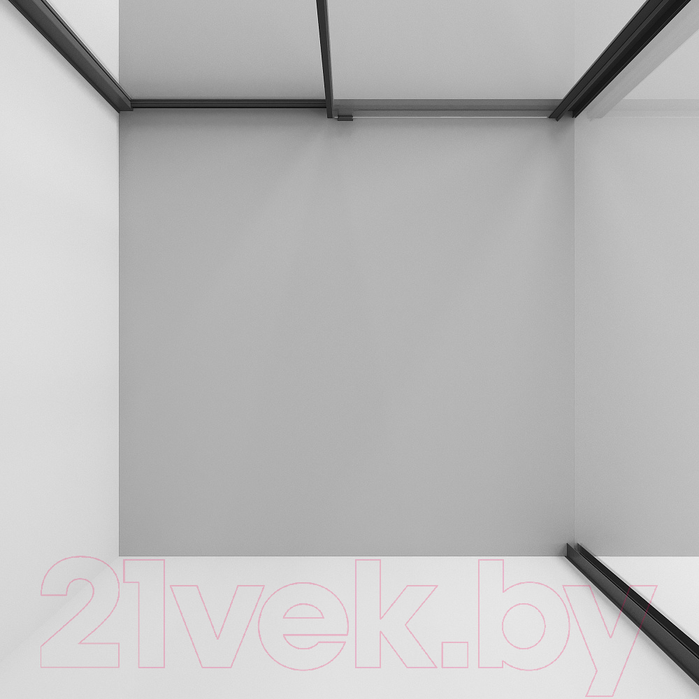 Душевой уголок Niagara 120x90x195 NG-84-12AB-A90B-34 (черный матовый/прозрачное стекло) — фото 6