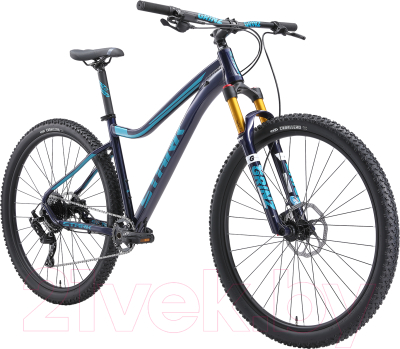 Велосипед STARK Tactic 29.5 HD 2024 (16, темно-синий/темно-бирюзовый)