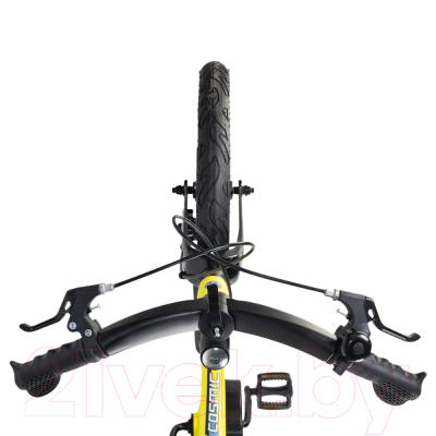 Детский велосипед Maxiscoo Cosmic Deluxe 18 2024 / MSC-C1836D (желтый матовый)