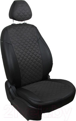 Комплект чехлов для сидений Seintex 96658 (черный, для Hyundai Santa Fe 2006–2013)