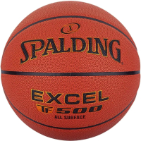 Баскетбольный мяч Spalding TF-500 Excel In/Out / 76798z (размер 6, коричневый/черный) - 