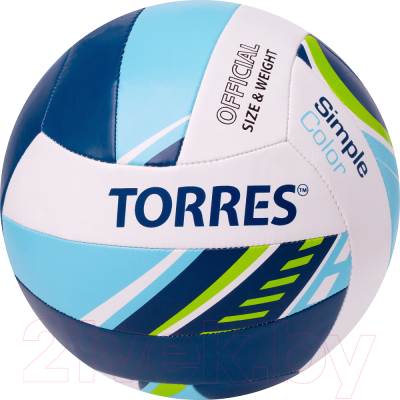 Мяч волейбольный Torres Simple Color / V323115 (размер 5)