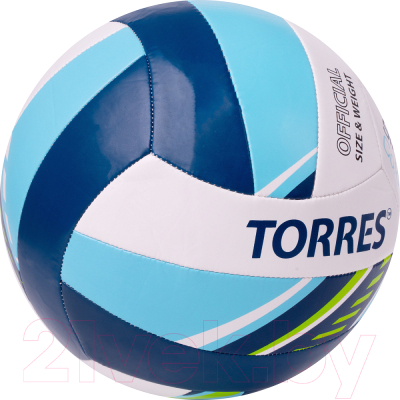 Мяч волейбольный Torres Simple Color / V323115 (размер 5)