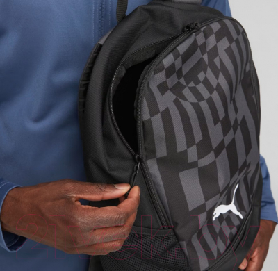 Рюкзак спортивный Puma IndividualRISE Backpack / 07991103 (серый/черный)