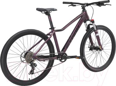 Велосипед STARK Viva 27.2 D 2024 (14.5, фиолетовый матовый/черный)