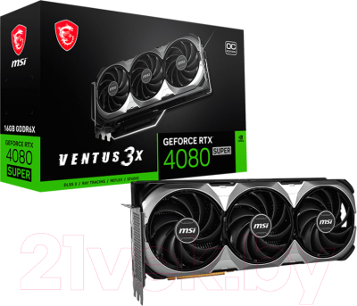 Видеокарта MSI RTX 4080 Super 16G Ventus 3X OC