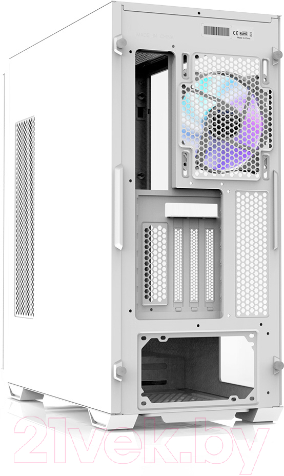 Корпус для компьютера Zalman Z10 Duo (без БП, белый) — фото 4