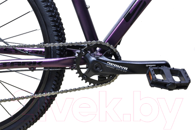 Велосипед STARK Viva 27.2 D 2024 (16, фиолетовый матовый/черный)
