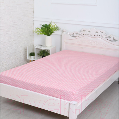 Изображение товара Простыня Атра Вестерн 160x200x20 / 10416885 (пудровый)