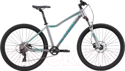 Велосипед STARK Viva 27.2 HD 2024 (16, серебристый металлик/мятный)