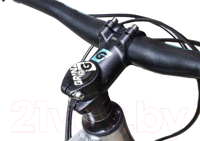 Велосипед STARK Viva 27.2 HD 2024 (16, серебристый металлик/мятный)