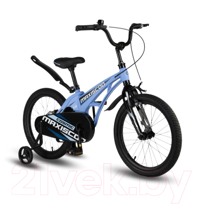 Детский велосипед Maxiscoo Cosmic Стандарт 18 2024 / MSC-C1833 (небесно-голубой матовый)