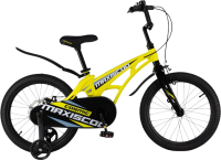 Детский велосипед Maxiscoo Cosmic Стандарт 18 2024 / MSC-C1836 (желтый матовый) - 